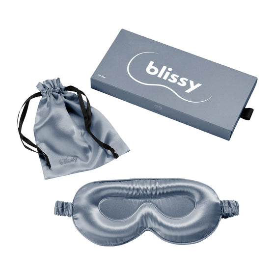 Sleep Mask - Ash blue - Profile