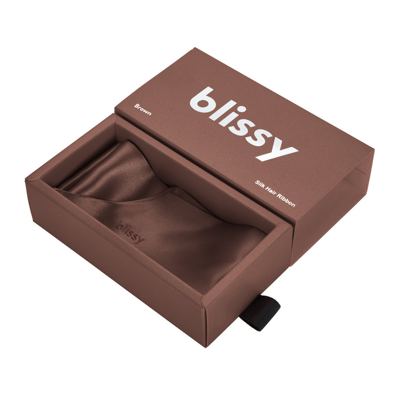 Blissy Hair Ribbon - Chocolate