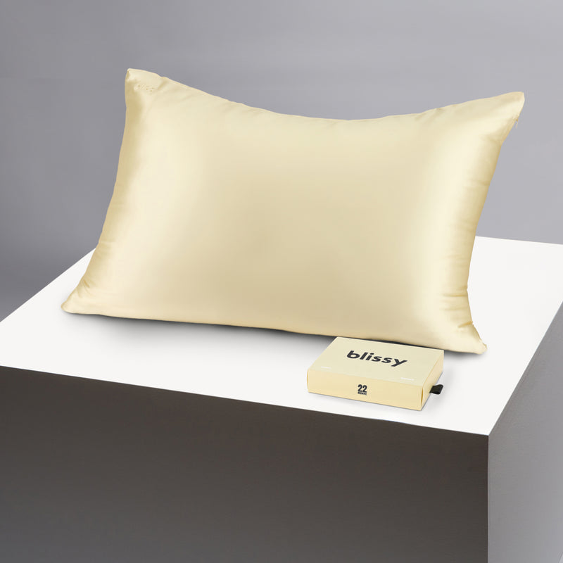 Blissy Pillowcase - Custard - Queen