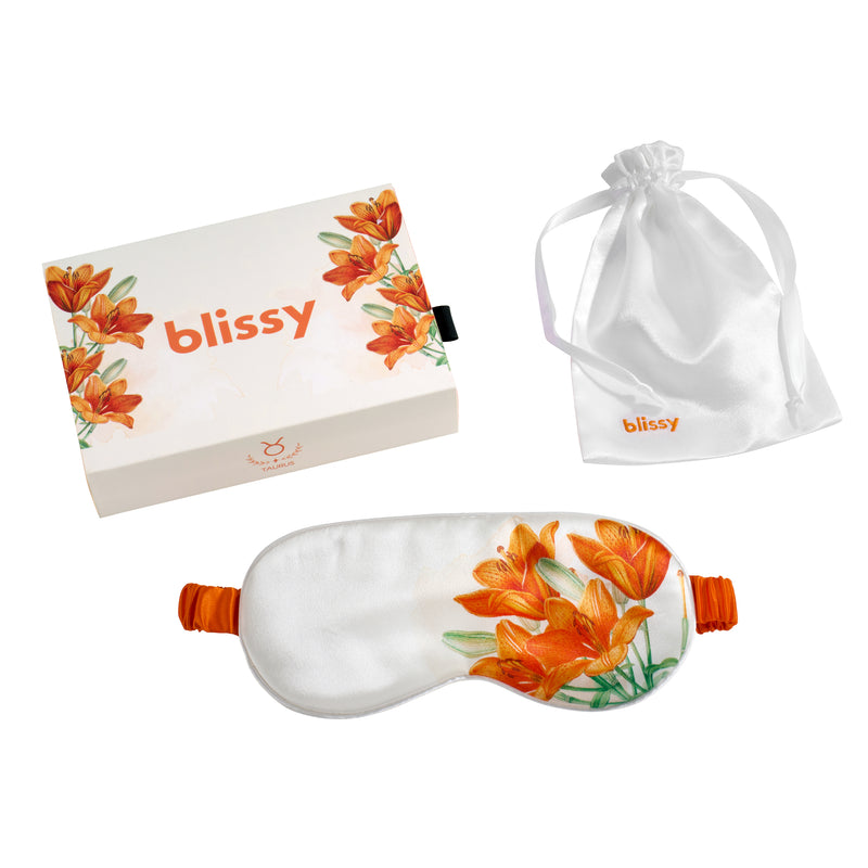 Sleep Mask - Zodiac Flower - Taurus Lily