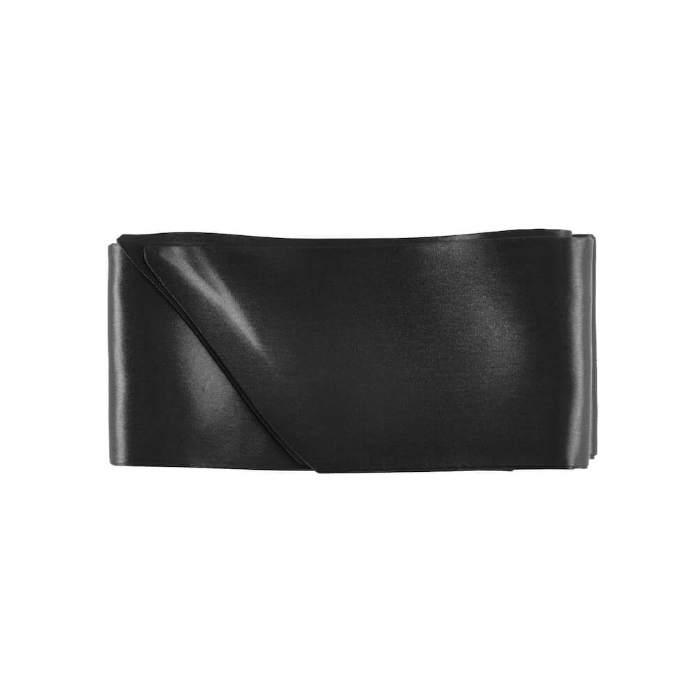 Blissy 100 Silk Hair Ribbon Black 100 Mulberry Silk Ireland