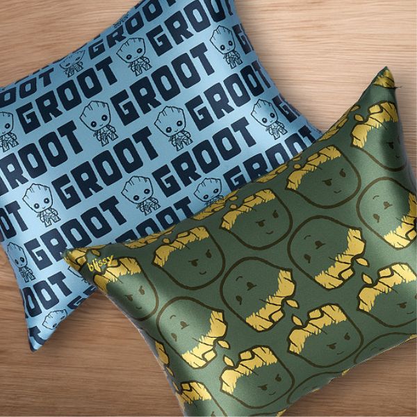 guardians of the galaxy pillowcases featuring groot