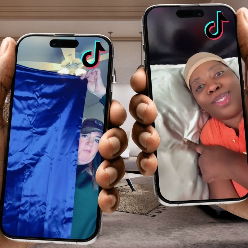 silk vs satin pillowcases: tiktok creators comparing which is best
