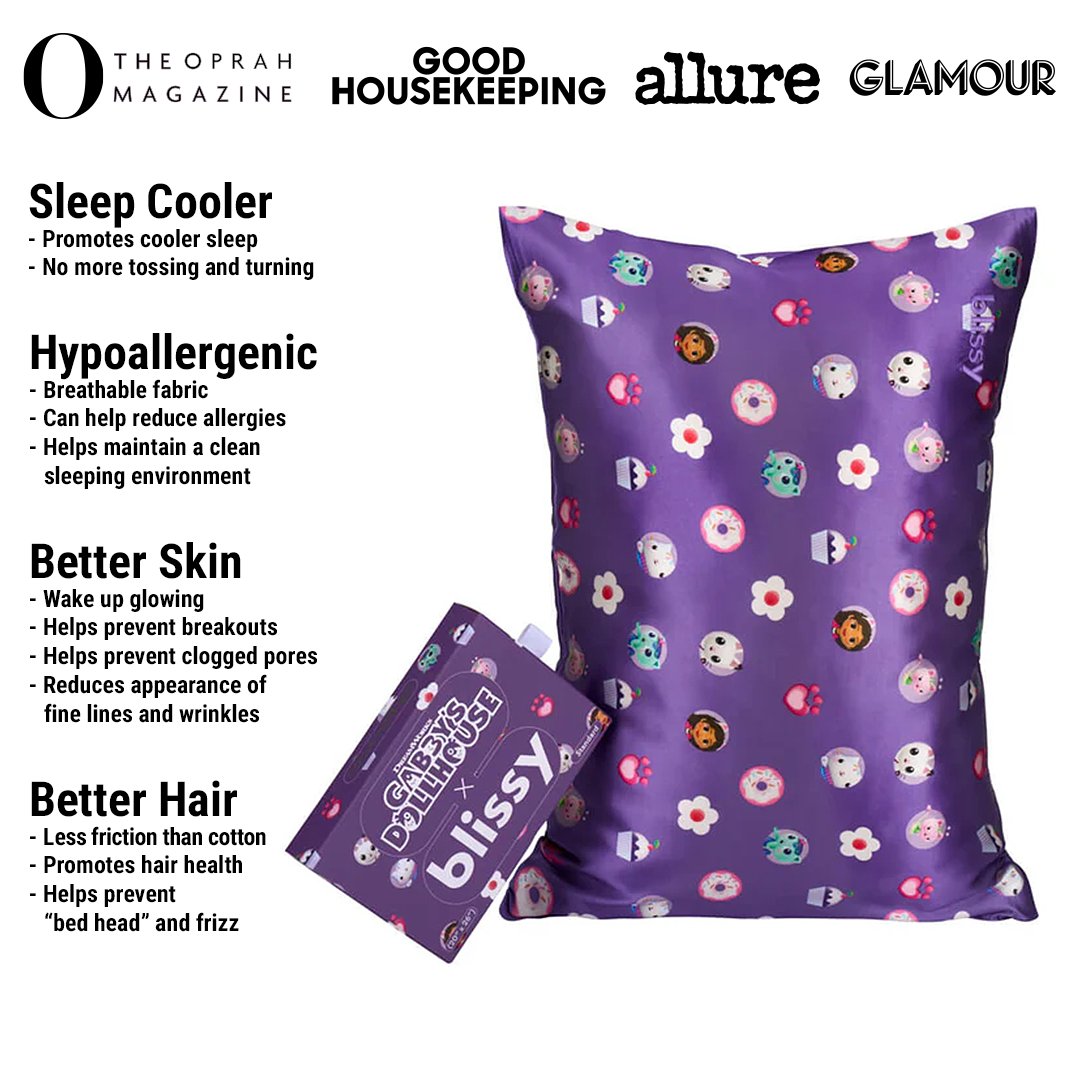 Gabby'S Dollhouse Mulberry Silk Pillowcase – Blissy