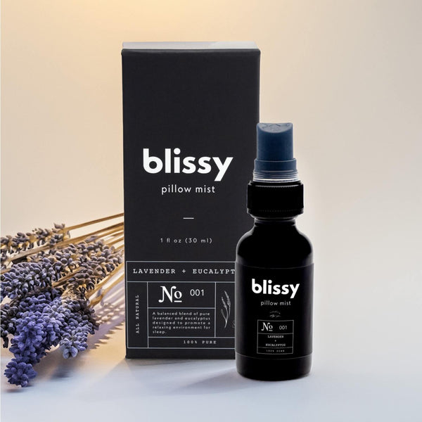 Blissy Award-Winning Aromatherapy Spray Blissy Sleep & Pillow Mist – 22 Momme Mulberry Silk, 100% Silk