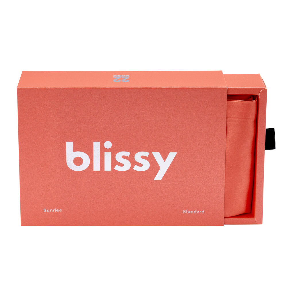 Blissy Sunrise Silk Pillowcase Detail – King