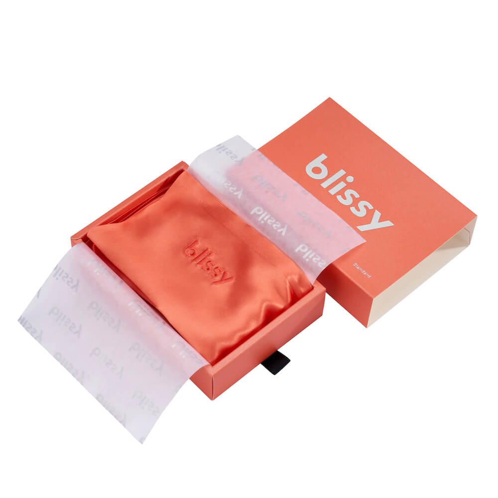 Sunrise Pillowcase Close-Up – Blissy 22 Momme Silk