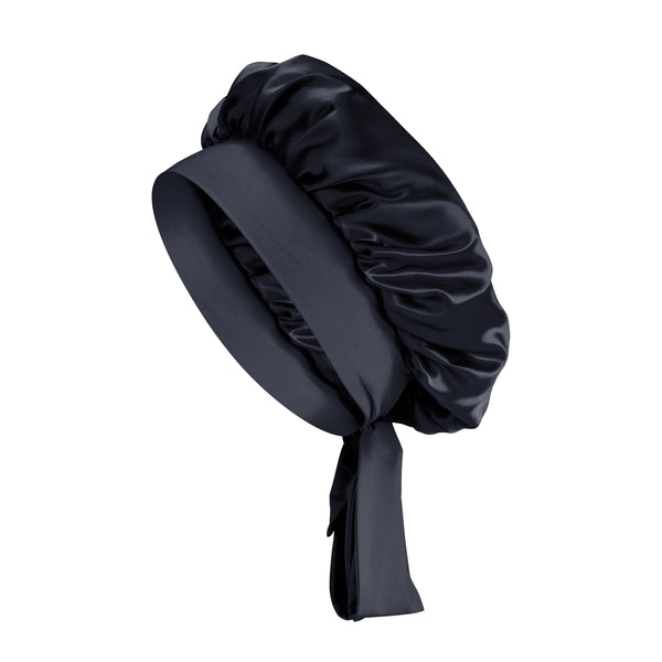Blissy Bow Bonnet - Black