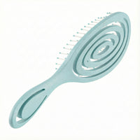 Blue Blissy Detangling Brush Close-Up – Blissy 22 Momme Silk