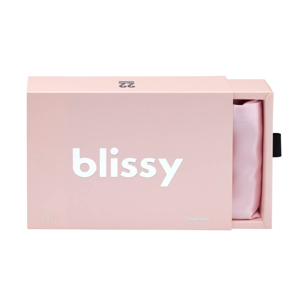 Blissy Blush Silk Pillowcase Detail – Standard