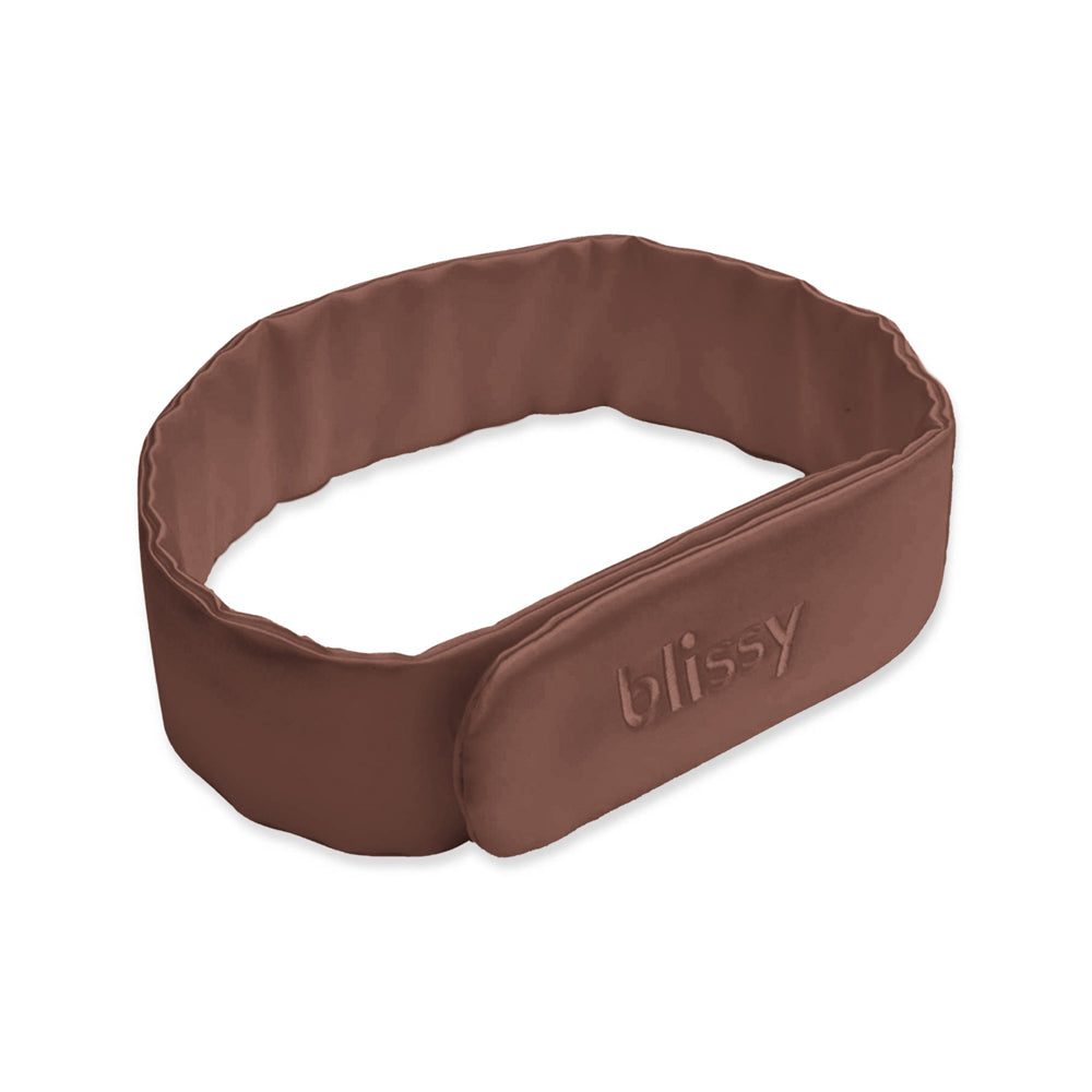 Chocolate Mulberry Silk Blissy Beauty Band – Blissy