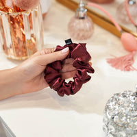 Blissy Scrunchies - Burgundy