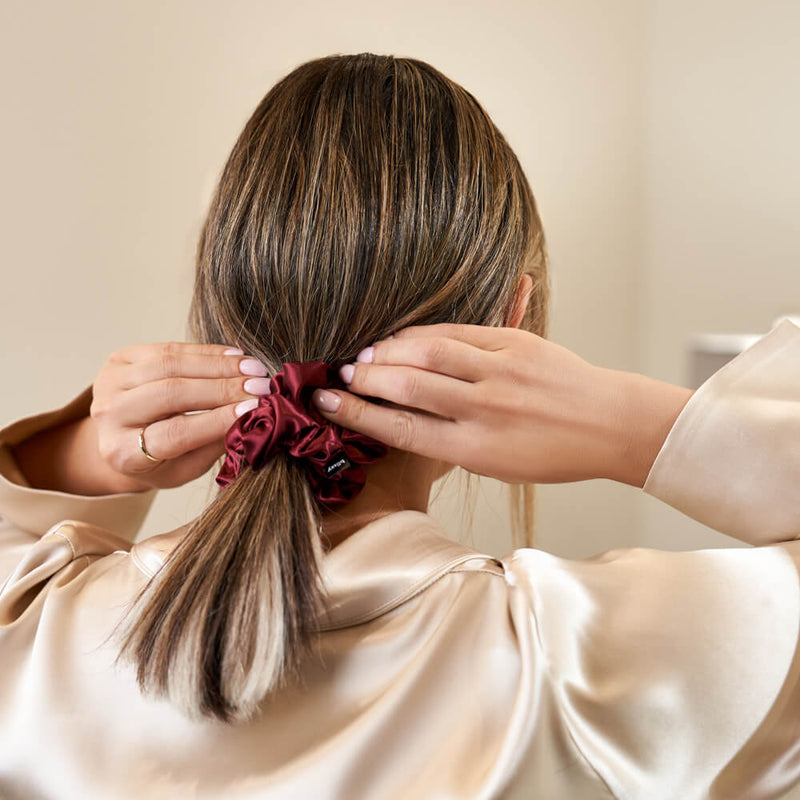 Blissy Scrunchies - Burgundy