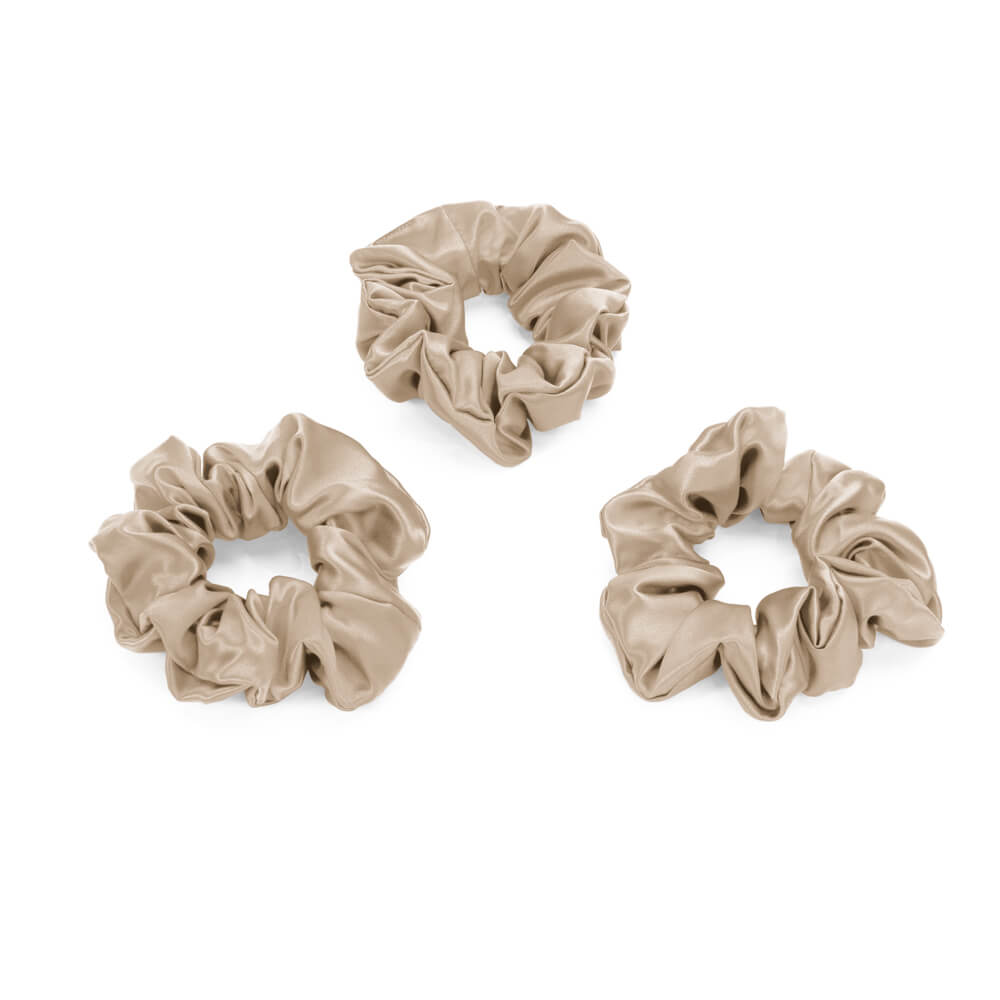 Blissy Champagne Silk Blissy Scrunchies Detail –