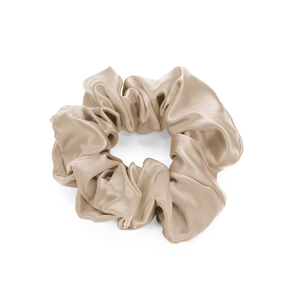 Blissy Champagne Blissy Scrunchies Lifestyle – Mulberry Silk