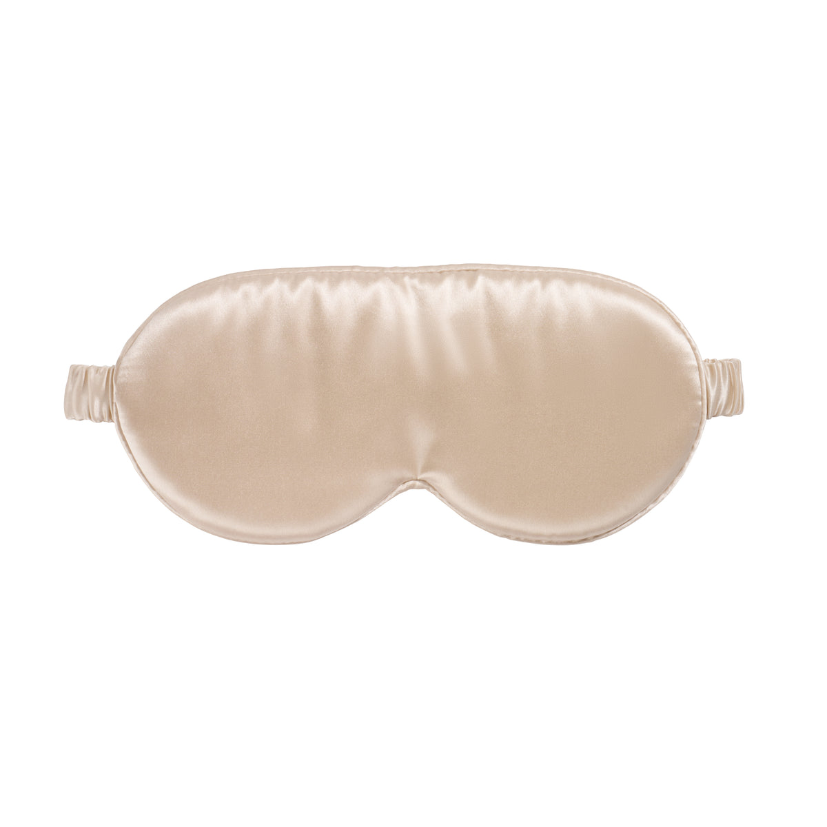 Champagne Sleep Mask Close-Up – Blissy 22 Momme Silk