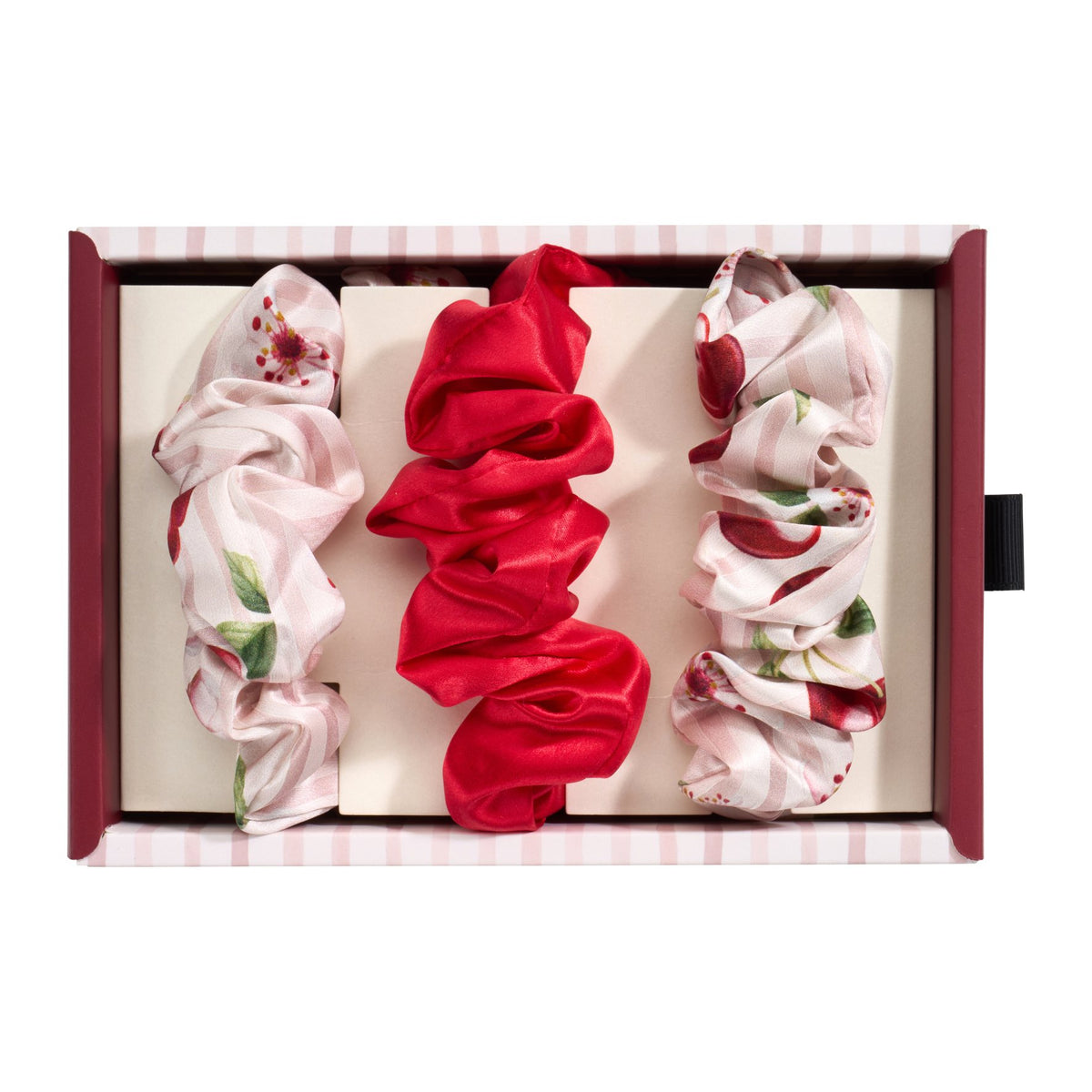 Blissy Cherry Blossom Silk Blissy Scrunchies Detail –