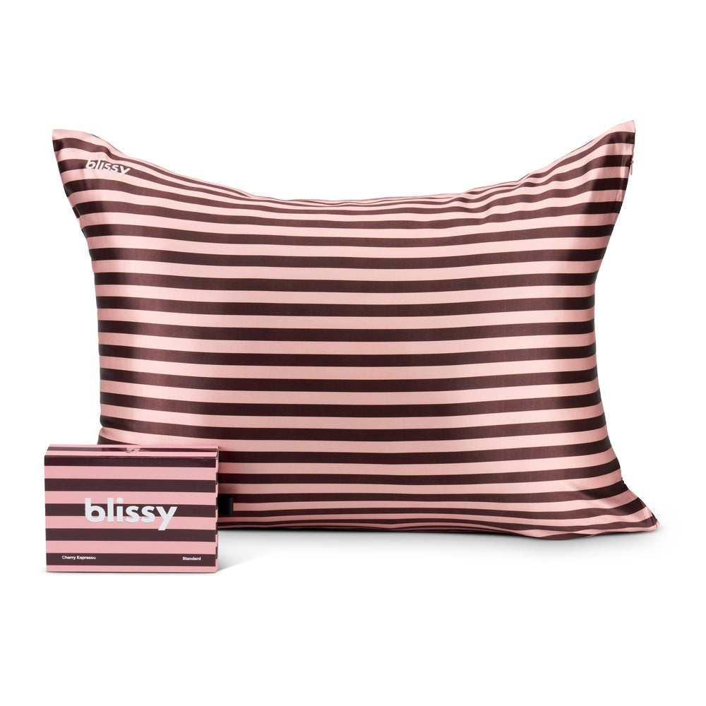 Cherry Espresso Mulberry Silk Pillowcase – Blissy Standard