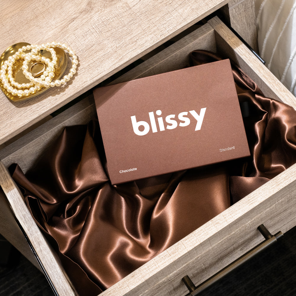 King Chocolate Pillowcase – Blissy Premium Silk
