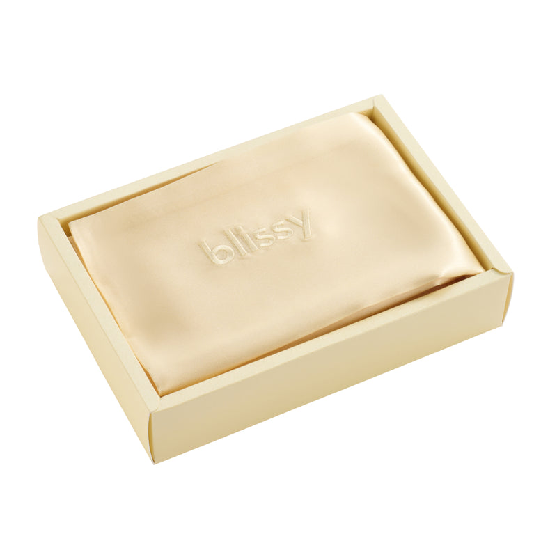 Blissy Pillowcase - Custard - Queen