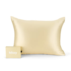 Blissy Pillowcase - Custard - Queen