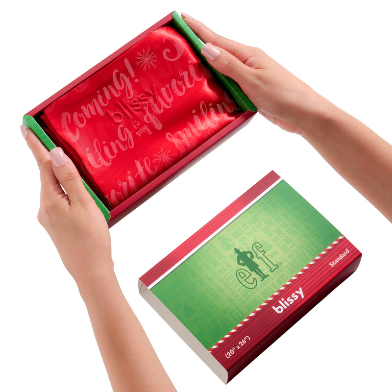 Pillowcase - Elf “Santa Is Coming!” - King