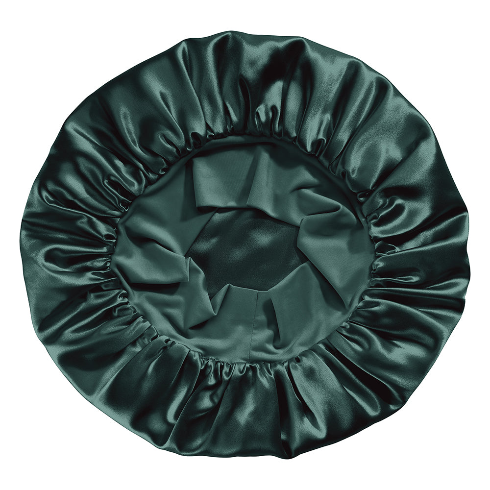 Emerald Mulberry Silk Blissy Halo Bonnet – Blissy
