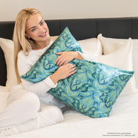 Pillowcase - White Lotus - Emerald Jungle - Standard