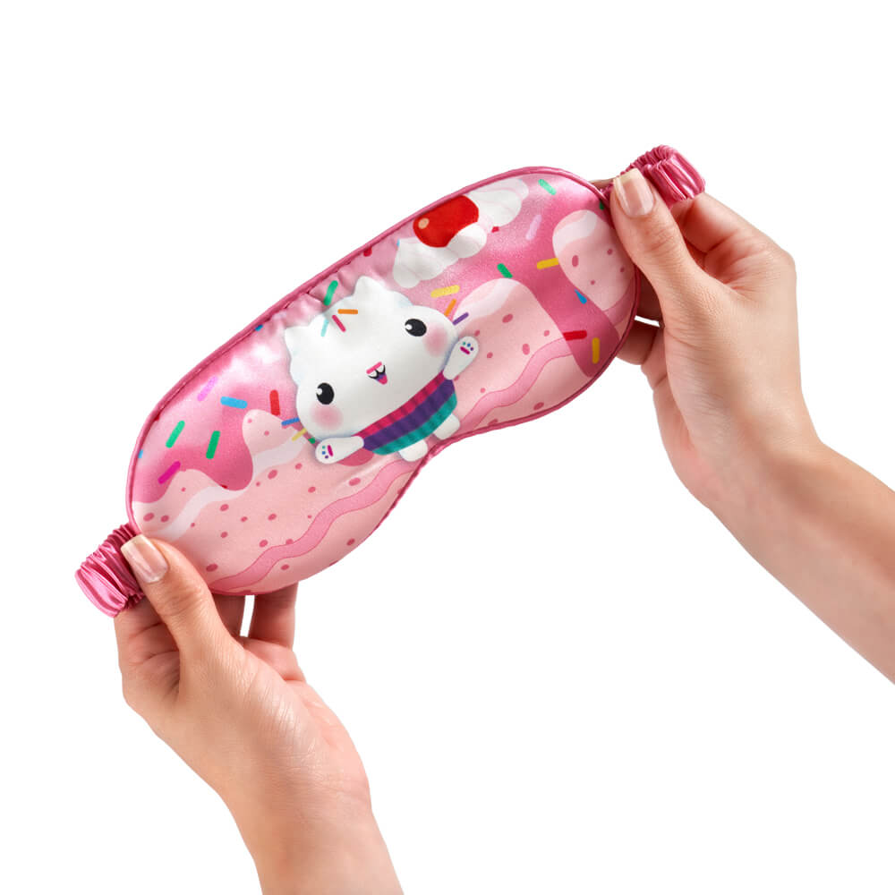 Gabby'S Dollhouse Sleep Mask Close-Up – Blissy 22 Momme Silk