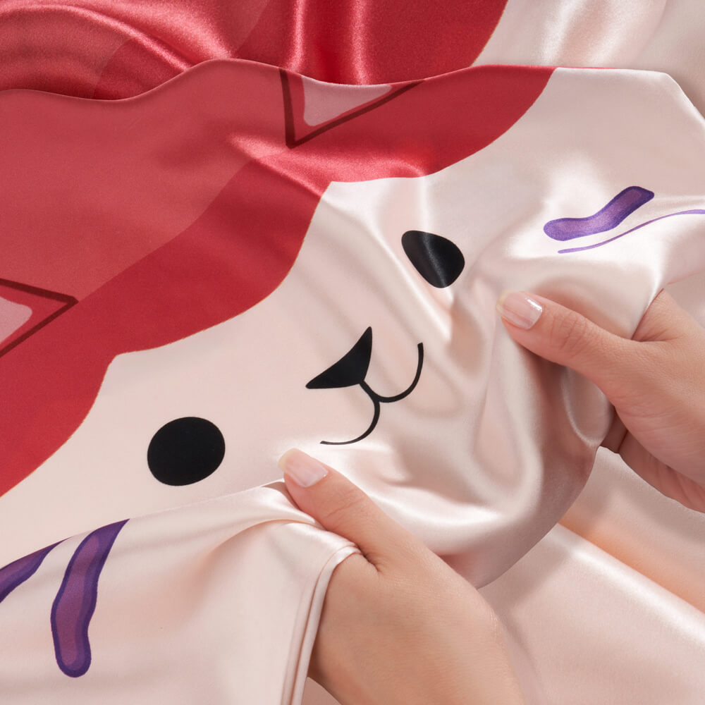 Blissy Queen Gabby'S Dollhouse Pillowcase Lifestyle – Mulberry Silk