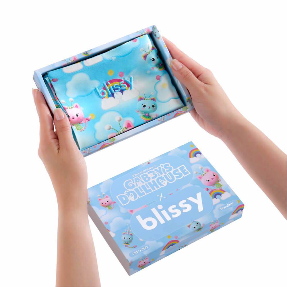 Blissy Gabby'S Dollhouse Silk Pillowcase Detail – Queen