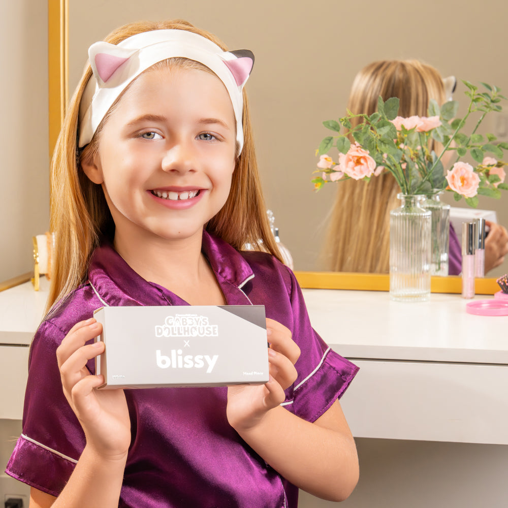 Gabby'S Dollhouse Blissy Head Piece Close-Up – Blissy 22 Momme Silk
