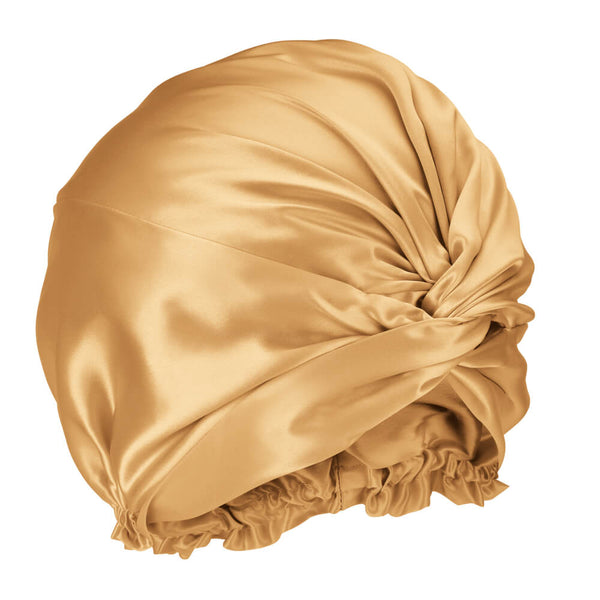 100% Mulberry Silk Blissy Silk Bonnet Close-Up – Blissy 22 Momme Silk