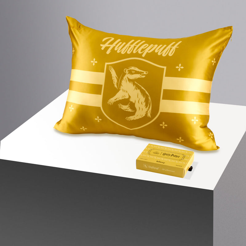 Pillowcase - Harry Potter - Hufflepuff™ - Standard - Blissy Mulberry Silk Harry Potter – Blissy Silk Pillowcase