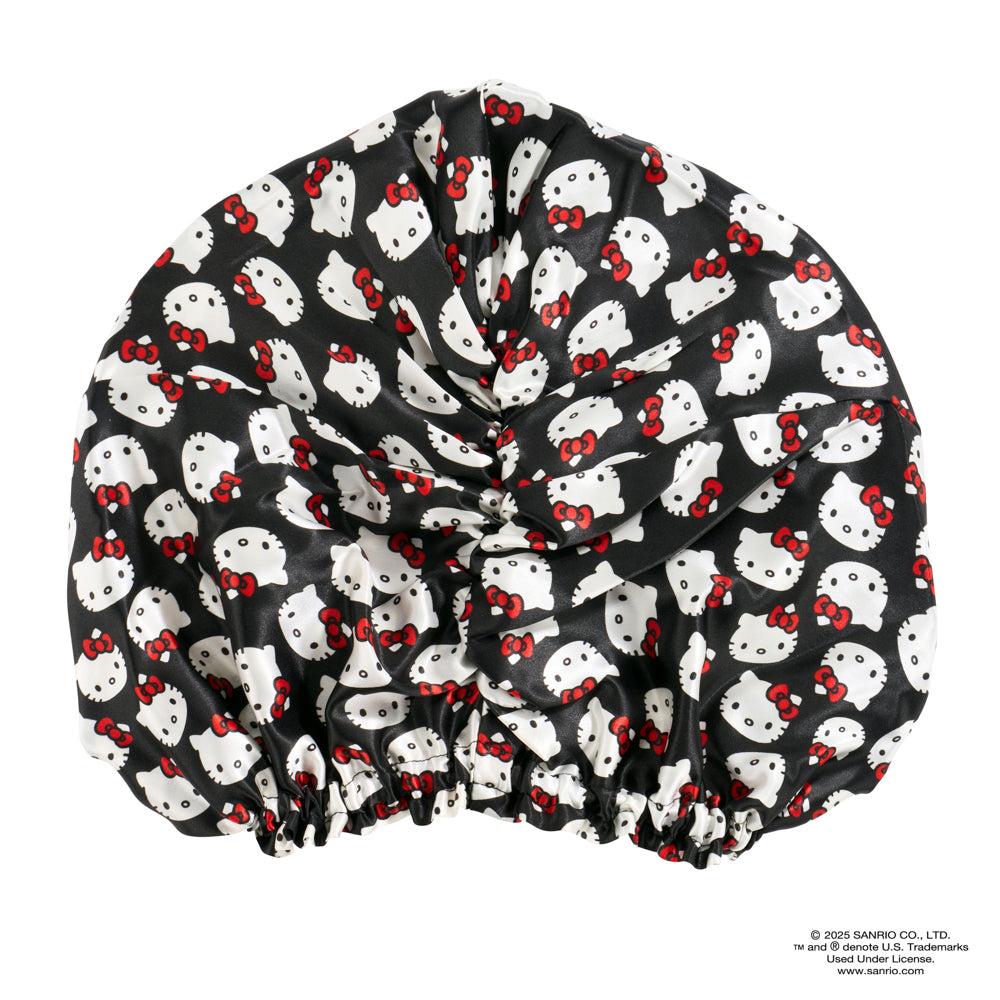Hello Kitty Blissy Bonnet Close-Up – Blissy 22 Momme Silk