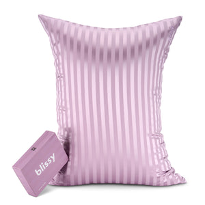 Pillowcase - Lavender Striped - King