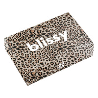 Leopard Blissy Bow Bonnet – Blissy Premium Silk