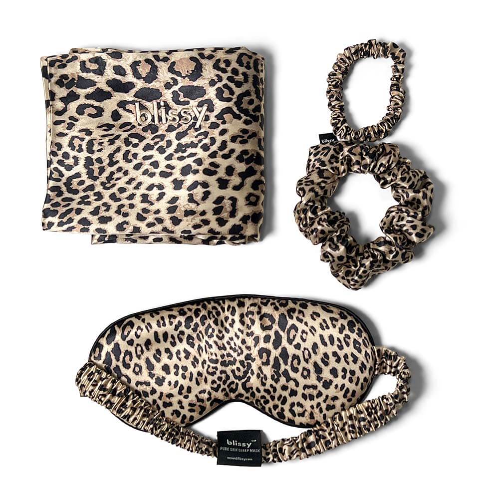 Blissy Leopard Silk Blissy Dream Set Detail – Queen