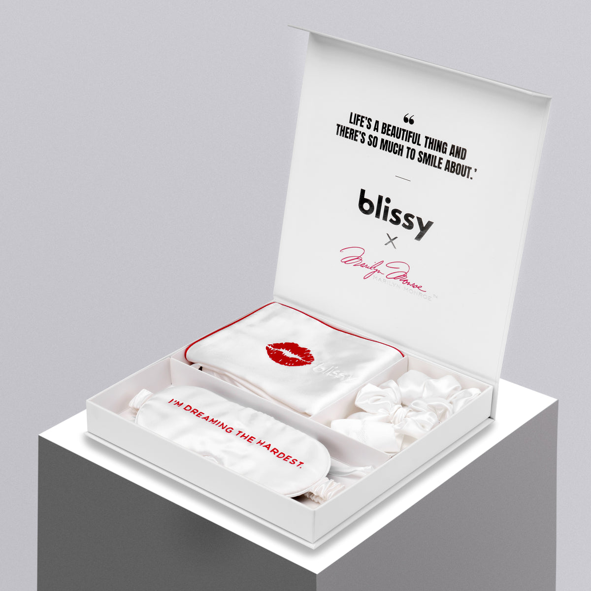 Blissy Standard Marilyn Monroe™ Blissy Dream Set – 22 Momme Mulberry Silk, 100% Silk