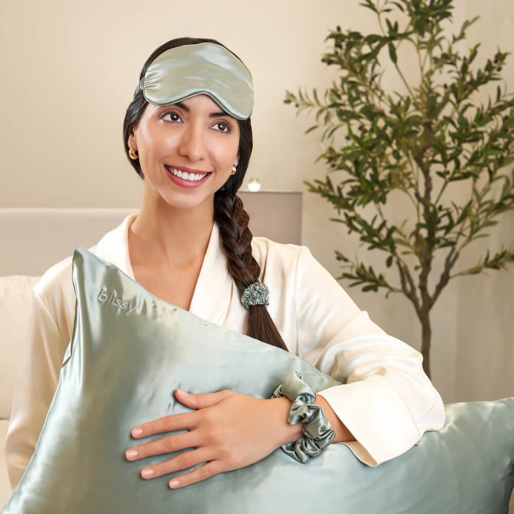 Blissy Mulberry Silk Blissy Dream Set – Matcha Queen