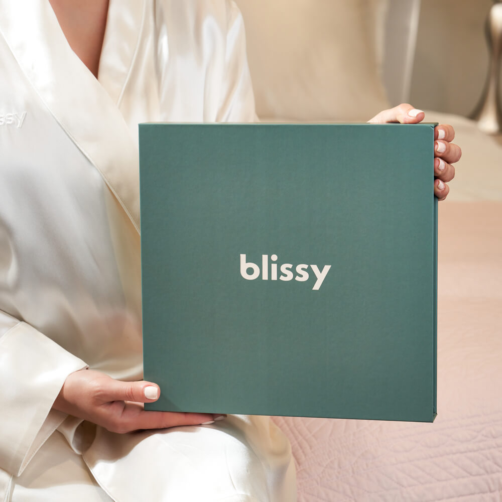 Blissy Matcha Silk Blissy Dream Set Detail – Queen