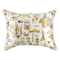 Pillowcase - Nicole Miller - NY to Paris - Standard