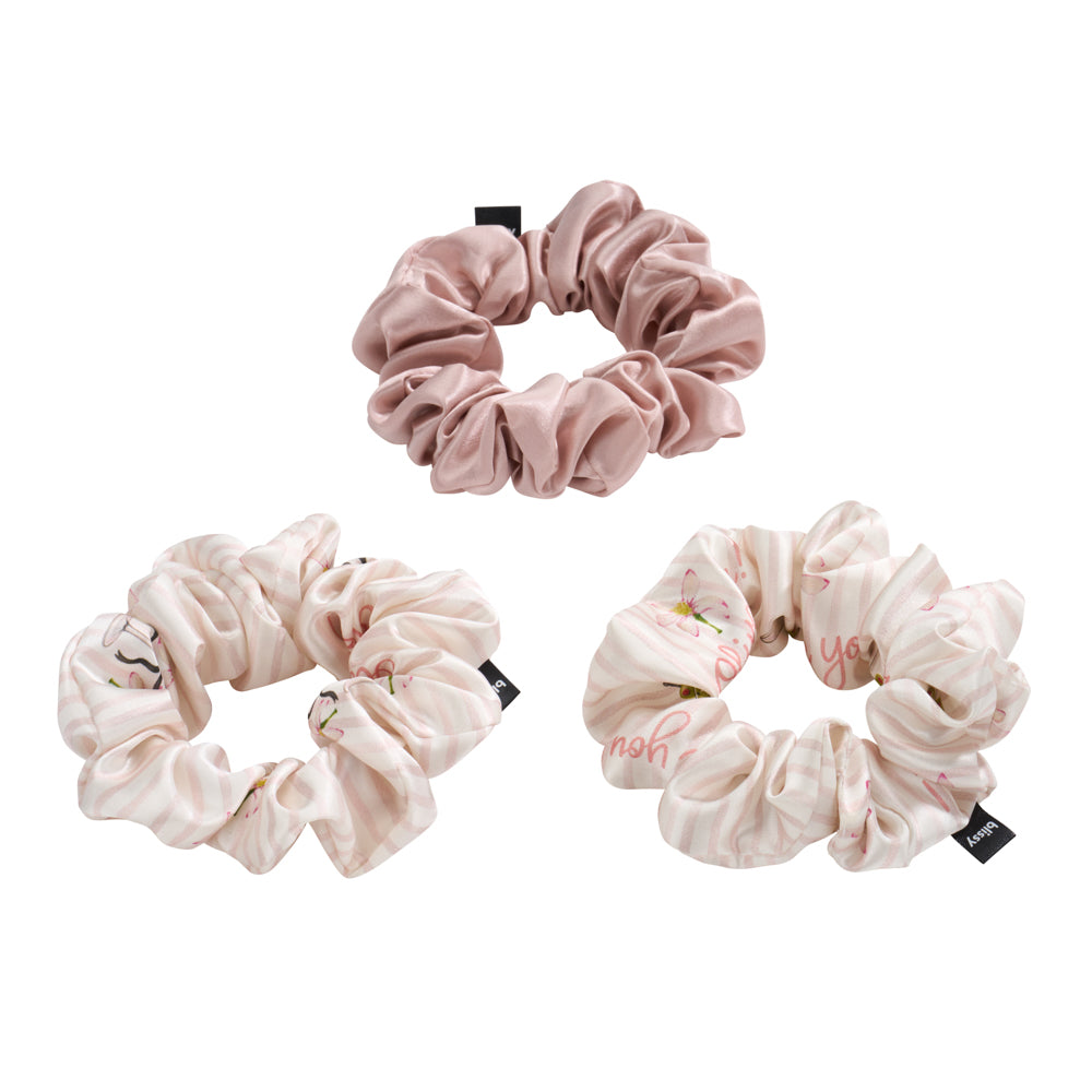 Blissy Mulberry Silk Blissy Scrunchies – Olive You