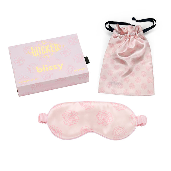 Blissy Wicked Sleep Mask – 22 Momme Mulberry Silk, 100% Silk