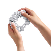 Blissy Pearl Scrunchies - Silver