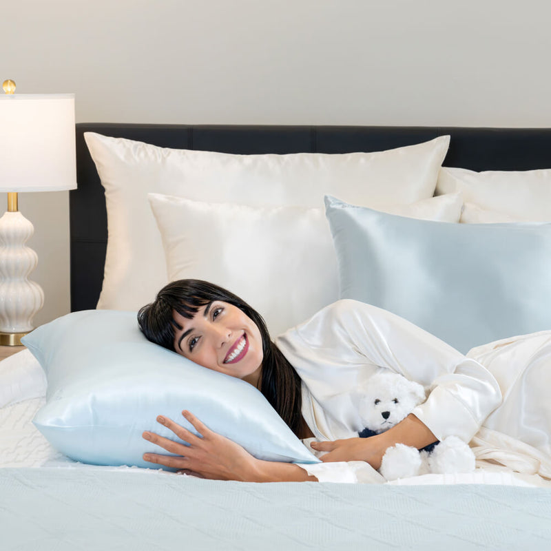 Pillowcase - Sky Blue - Queen