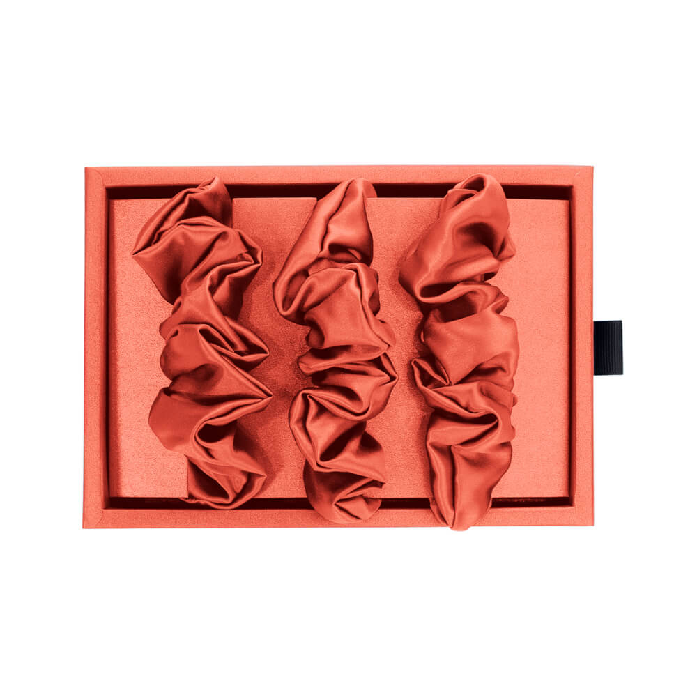 Blissy Sunrise Silk Blissy Scrunchies Detail –