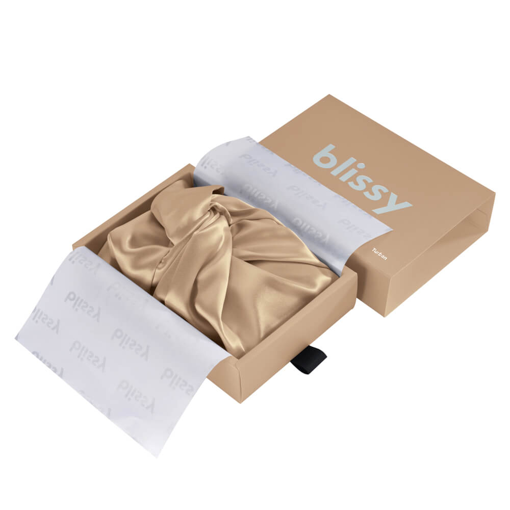 Blissy Taupe Silk Blissy Bonnet Detail –