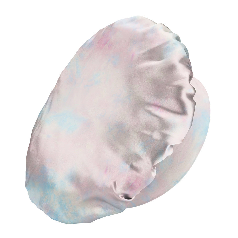 Tie Dye Mulberry Silk Blissy Halo Bonnet – Blissy