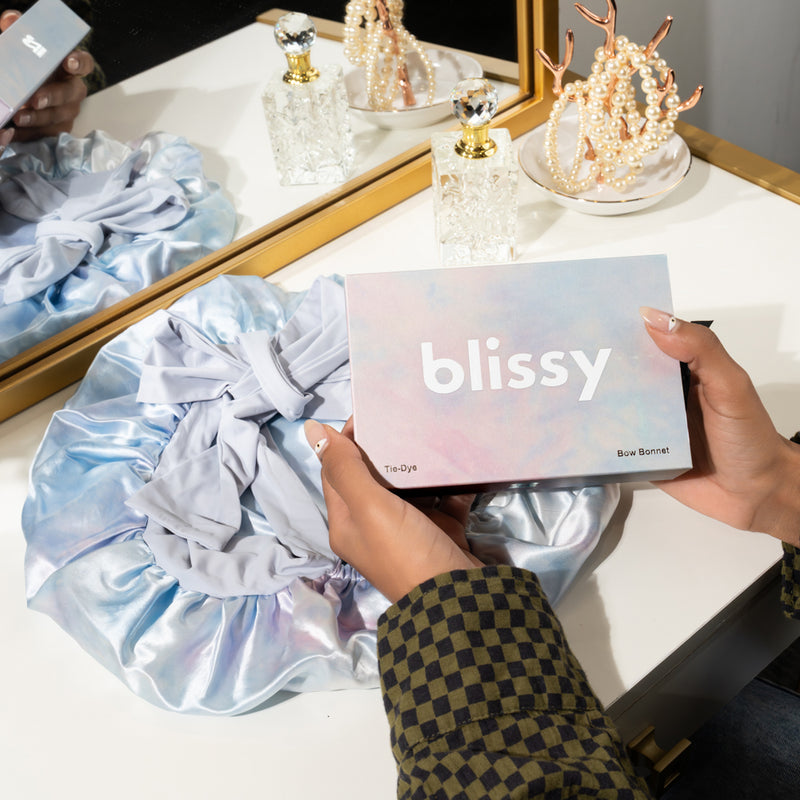 Blissy Bow Bonnet - Tie Dye